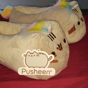 Never worn - Pusheen Unicorn Cat Slippers
